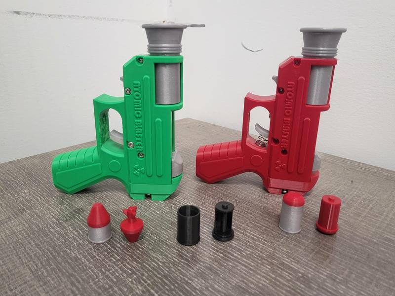 Atomic Blaster - An Atomic Era themed desk toy