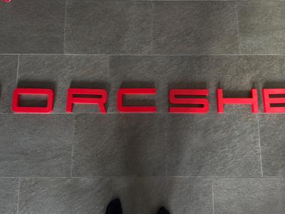 Porsche Wall Letters