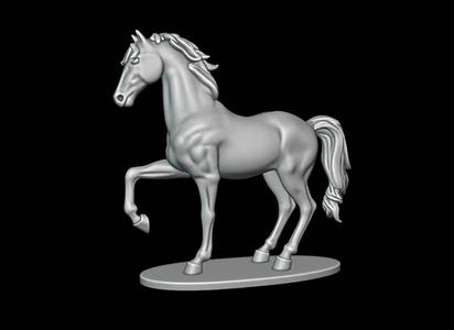 Horse K158 Gift Bust Figure Unique & Detailed 3D Print Model