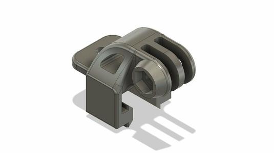 Gopro support on v-slot