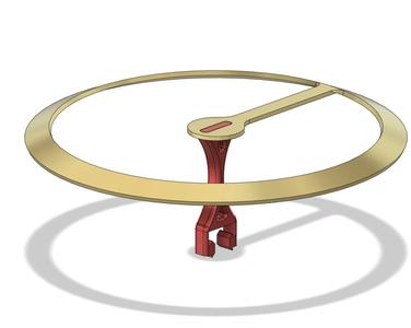 circular led light on v-slot
