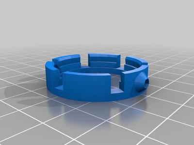 Simple tiltable snap-in frame for G4-type LED lamps (wider back)