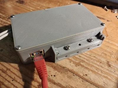 Enclosure for WT32-ETH01 + 4x Relay's + DS18b20