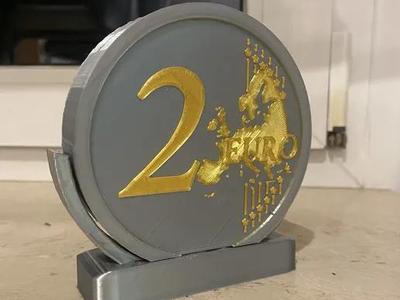 2€ Coin Piggy Bank