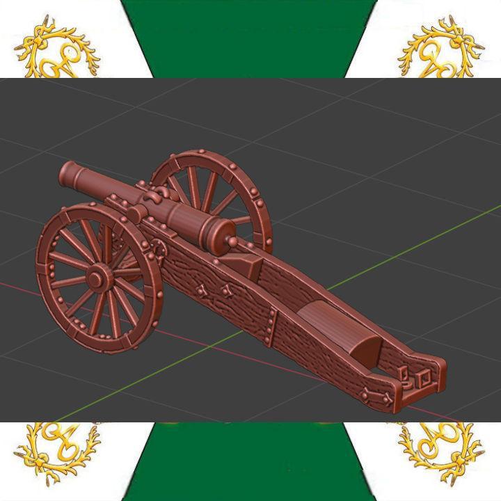 Epic Napoleonic Russian Artillery 6lb gun