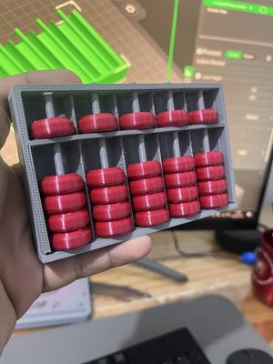 Compact Modular Abacus with Stackable Beads