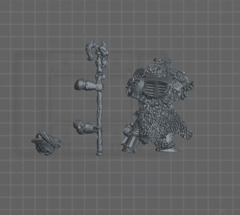 Magical Maestro Style miniature stl space marine  wargame tabletop STL