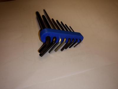 Innensechskantschlüssel-Halter HexKey holder (noch einer!? aber besser:-) mit Klemmwirkung 1,5-6mm