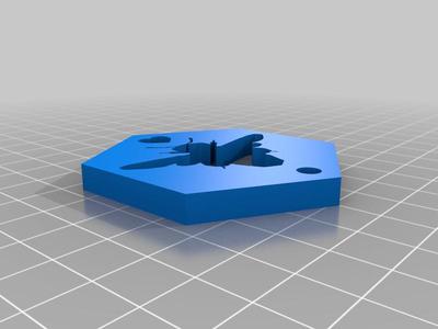 Bee Hex Keychain