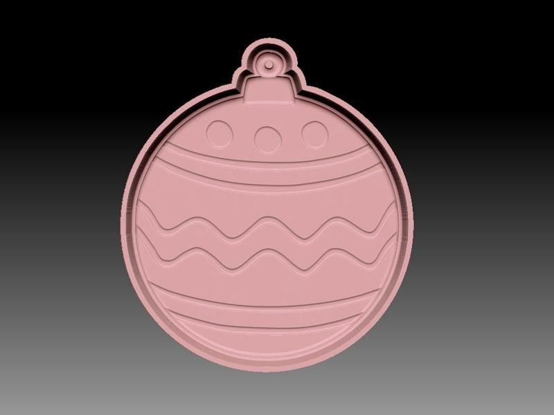 Chrismas bauble red bath bomb mold