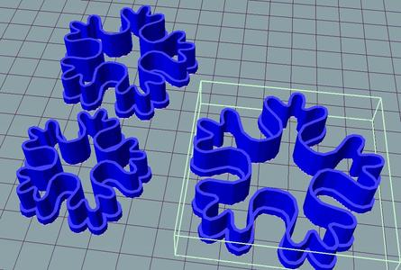 Snowflake cookie cutter