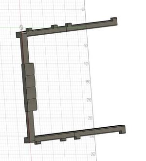 Door handle for Prusa Box by Printer Box Remix
