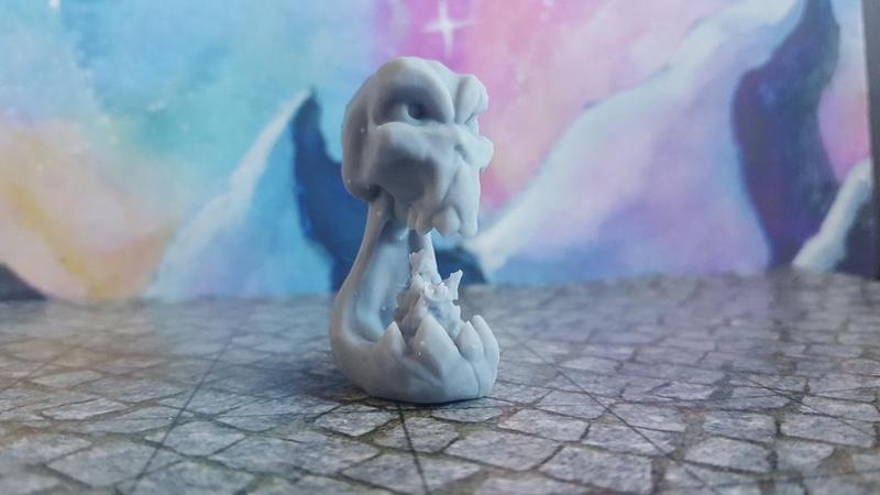 Skull Brazier with Fire 28mm