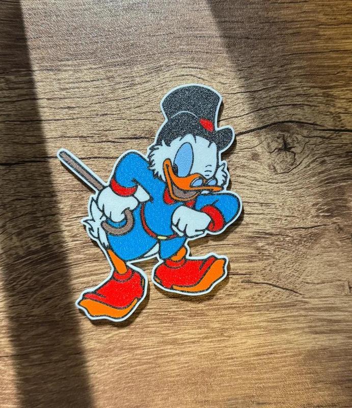 Ducktales Scrooge McDuck Magnet (multi-color)(8x3mm magnets)   