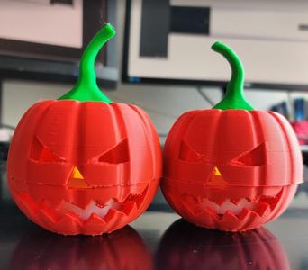Halloween Pumpkin lamp. Jack-o´-lantern