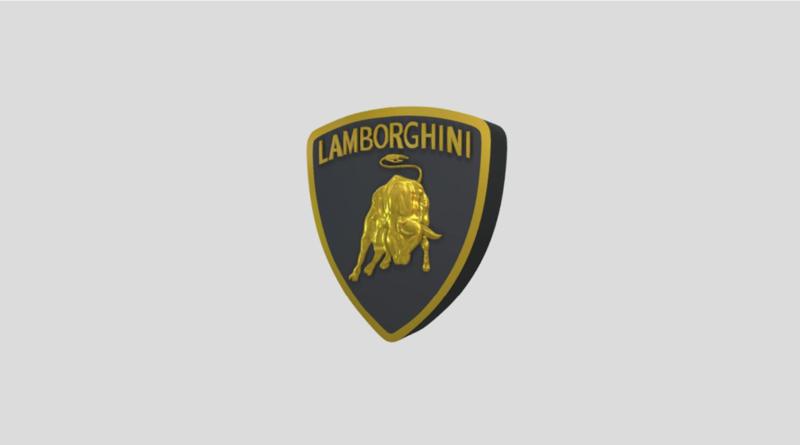 LAMBORGHINI Logo 3d