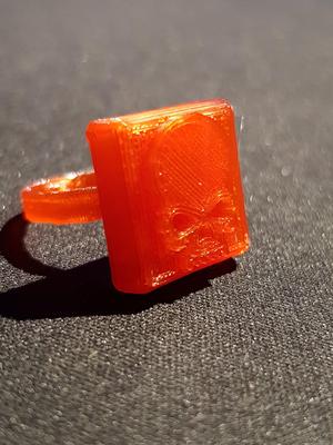 3D Printed Halloween Ring