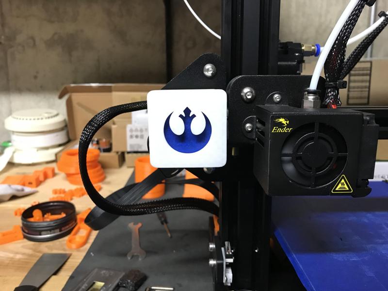 Ender 3 x-axis cover - Rebel Edition