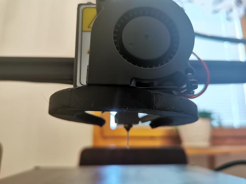 Anycubic Mega X / Mega i3 "Hugger" fan shroud for 5015 fan