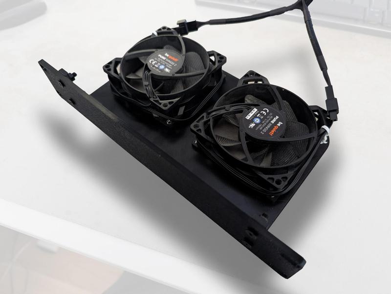 10-inch 1U Fan-module 80mm x2