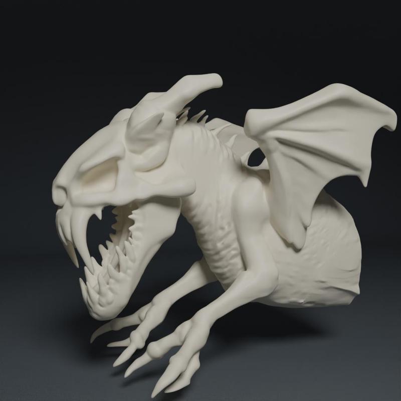 AI Skull Collection - The Baby Dragon