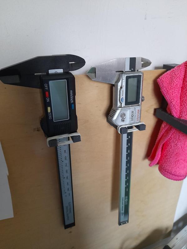 caliper holder with hook