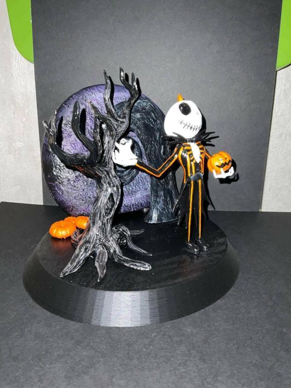Jack Skellington diorama
