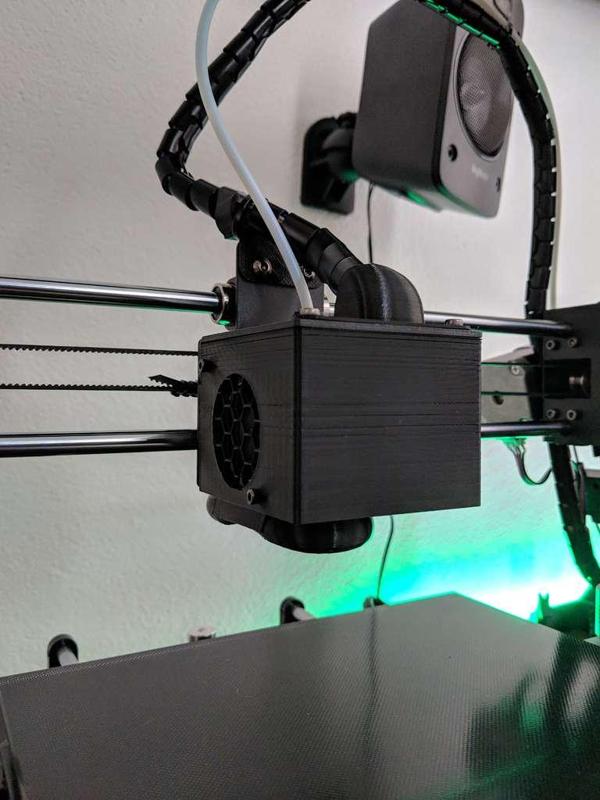 Anycubic Mega S / I3 Mega Hotend Case/Cover Honeycomb