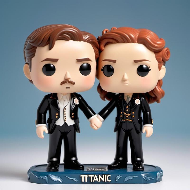 Figura de Jack y Rose Titanic