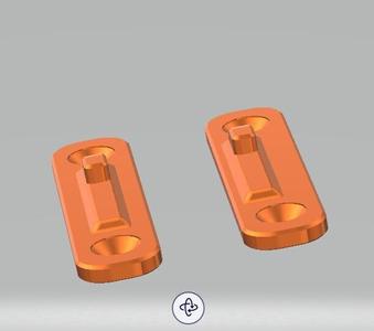 Bolt plates for large forerunners (rotating bolts)