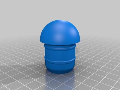 end of round tube