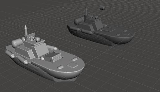 ROBOTECH UEG ASC SEA SQUAD PATROL BOAT