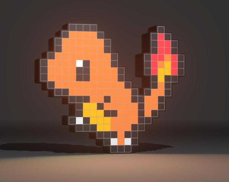LightBox Charmander Pokemon - Lightbox Led