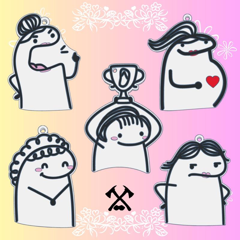 Flork keychain set - Mother's Day