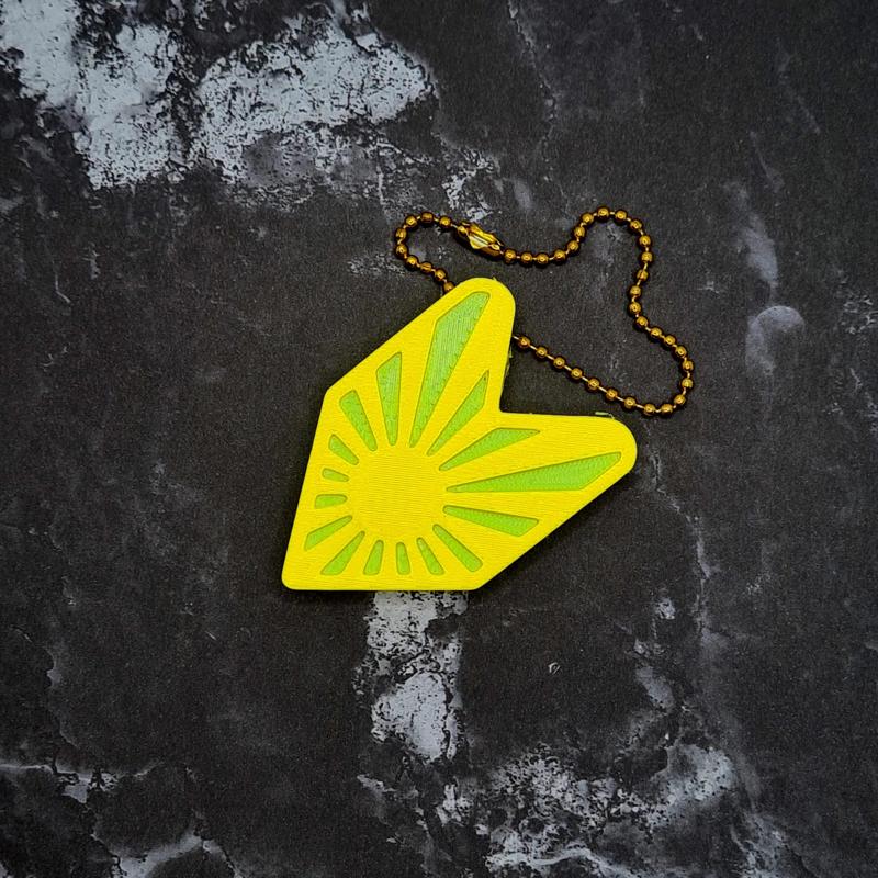 Rising Sun Wakaba Keychain (Style 1) - JCreateNZ