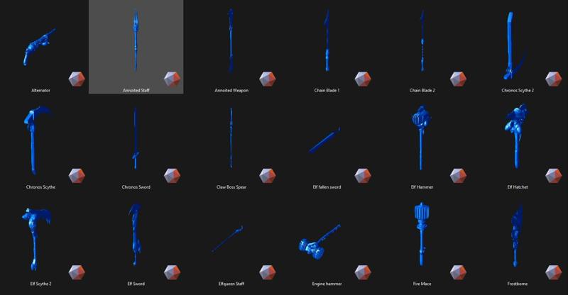 Remnant from the Ashes - Weapons Pack [COSPLAY].