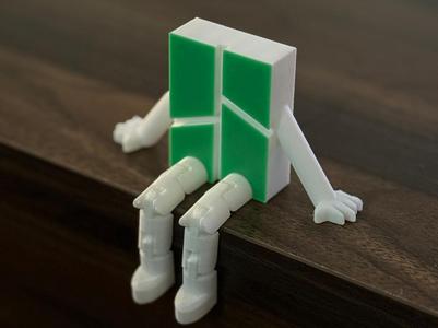 Bambu Lab Logo with Wobbly Legs