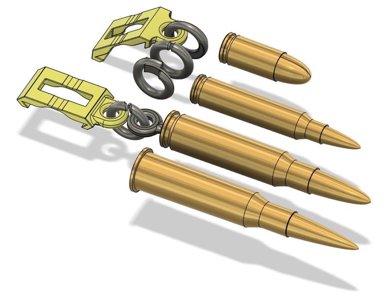 Weapon Charms (Bullet Set)