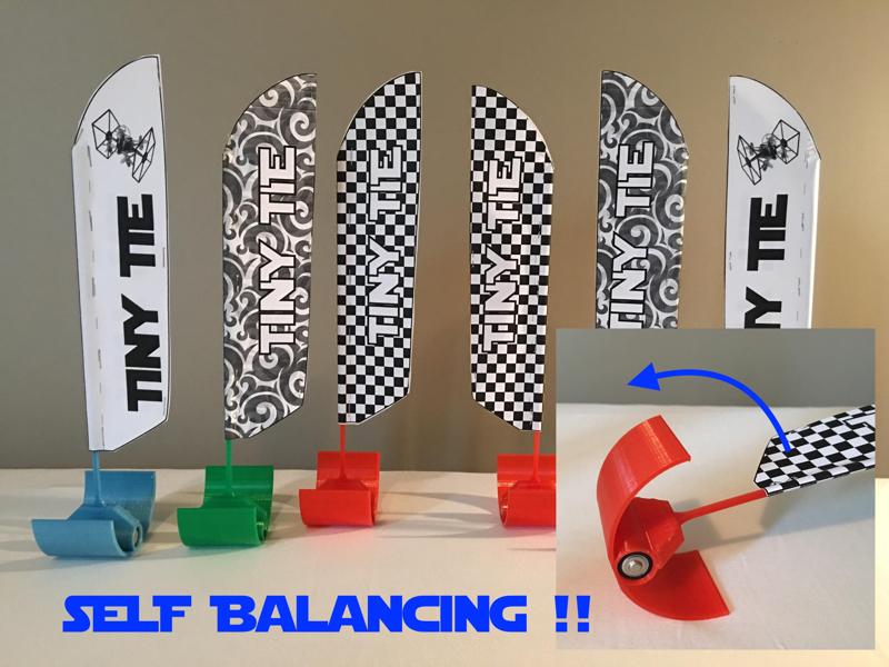Self Balancing Indoor Drone Racing Flags
