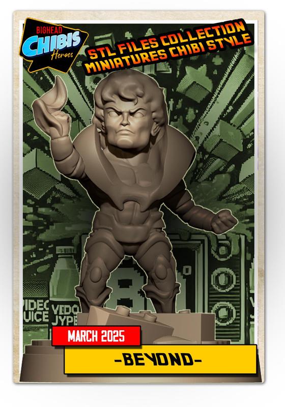 BEYONDER MARVEL chibi style marvel united