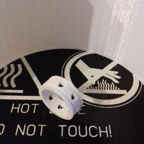 Ring Lines Heart Cutout - Size 7