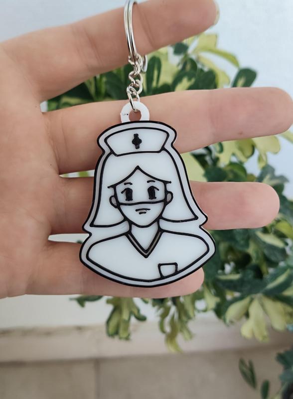 Nursing keychain