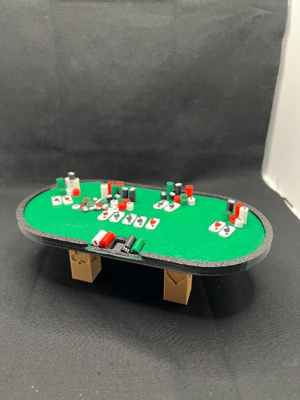 Mini Poker Table, Chips, and (some) Cards