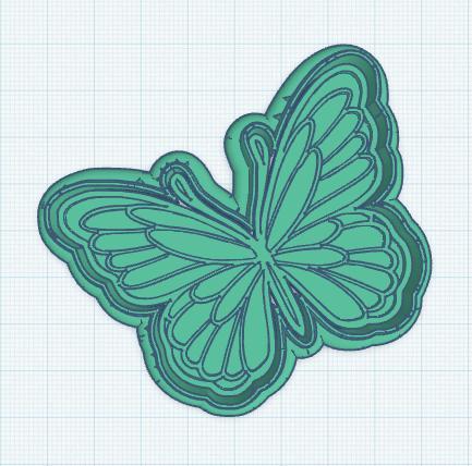 BUTTERFLY BUTTERFLY COOKIE CUTTER CUTTER