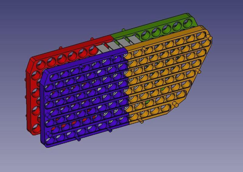 Honda CT motorcycle 114 cell 18650 EV  Battery tray