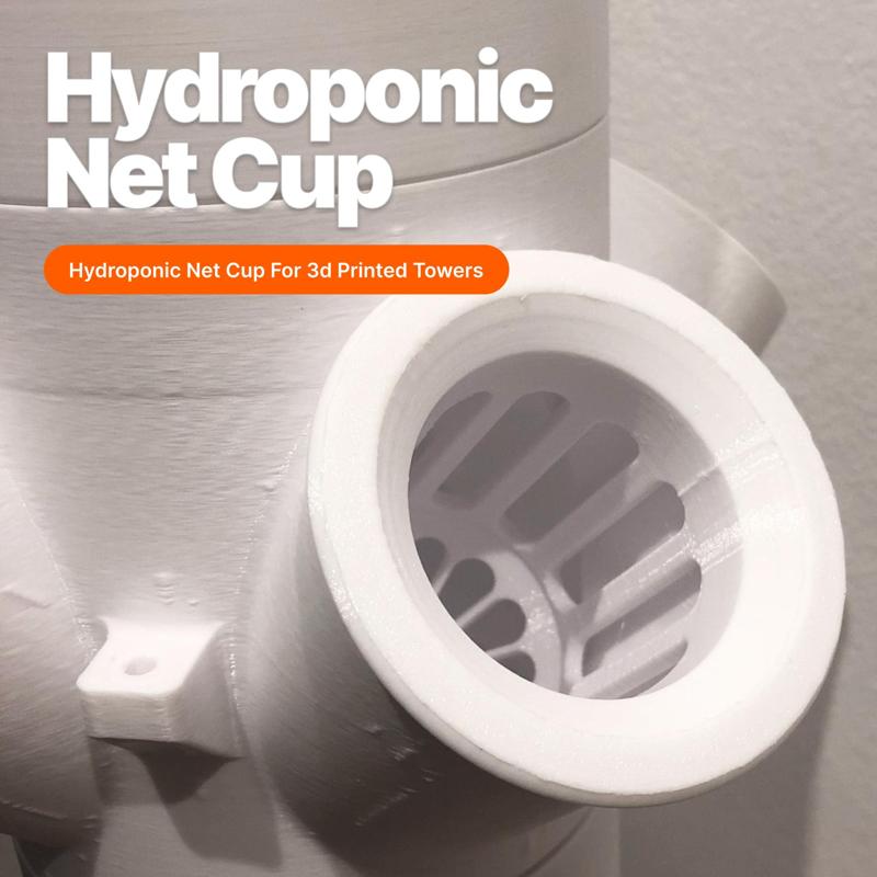 Hydroponic Net Cup (For 3d Printed Towers)