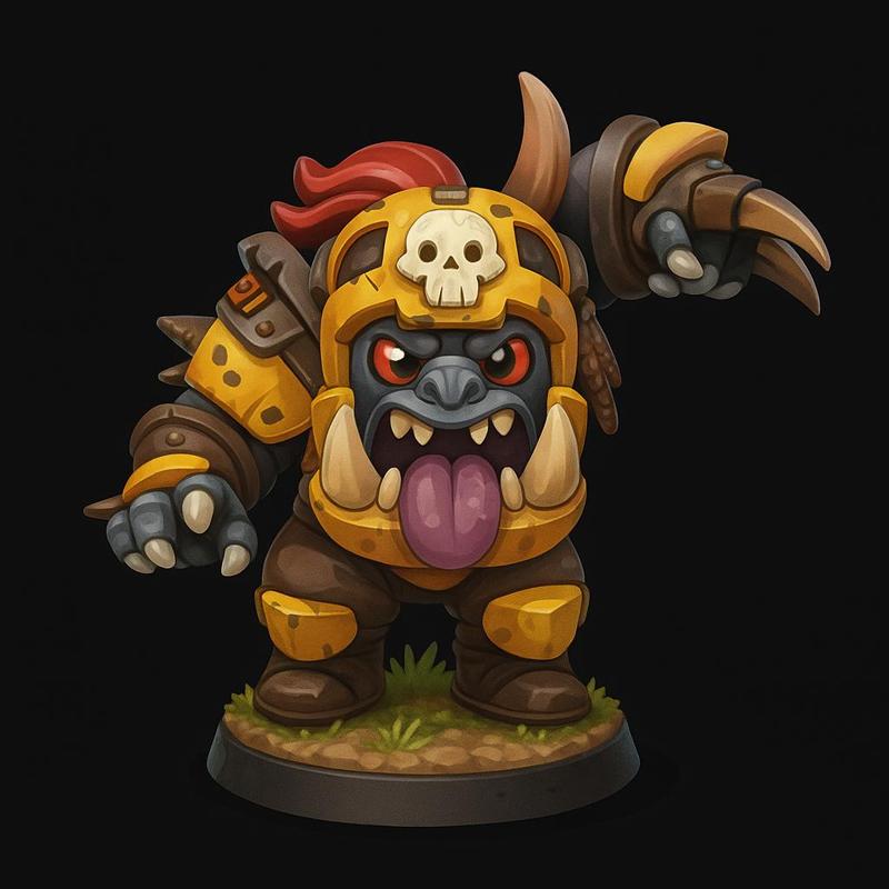 Orc Star Fantasy Football Chibi