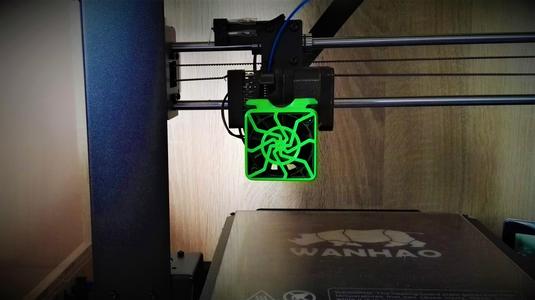 Wanhao i3 Plus custom cooler fan