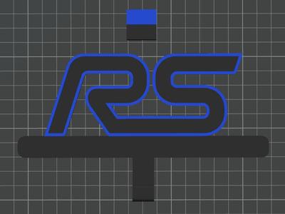 Ford RS-Logo Key Holder