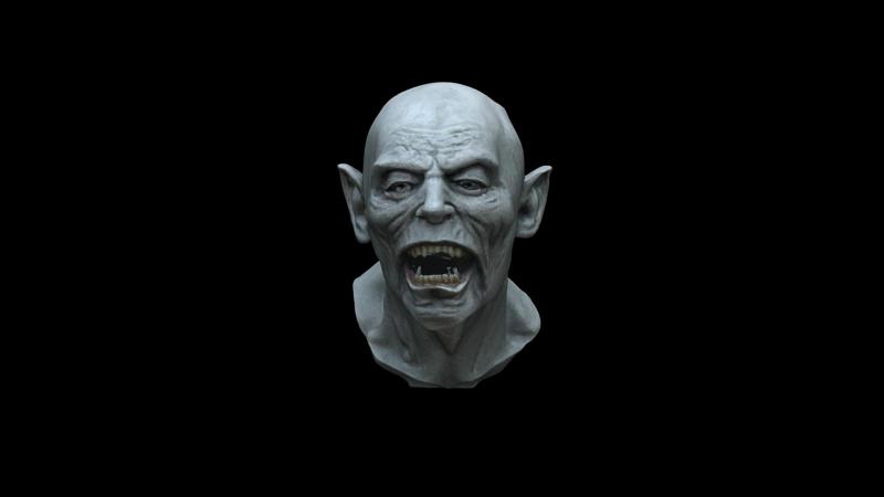 Murderer Bust sculpture